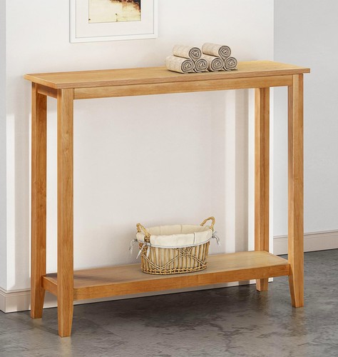 Large console table oak - large,