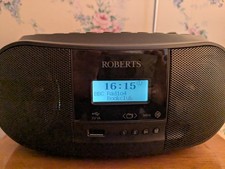 Roberts ZoomBox 4 DAB/CD/FM/SD/USB Radio/Bluetooth/Black.
