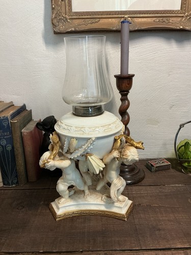 19thc moore bros porcelain - moore, oil