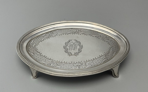 George iii bright cut - bright, silver