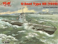ICM S009 U-Boat Type IIB WWII