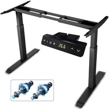 Electric Standing Desk Frame, Height Adjustable Table Legs with Memory Controlle