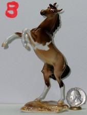Animal Artistry Mini Rearing Arabian Stallion Custom Glazed by Marge Para