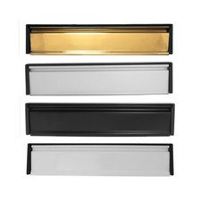 10" & 12" Inch Letter Box Plate Set UPVC Double Glazing Wooden Door UAP