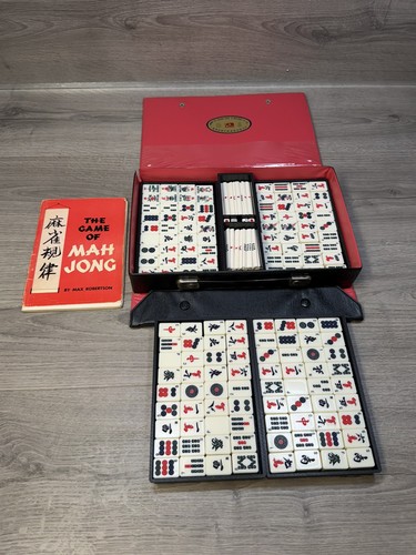 Vintage mahjong set - set, in
