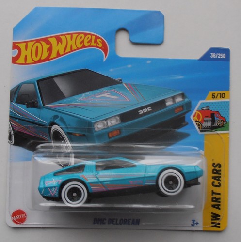 Hot wheels dmc - delorean, green