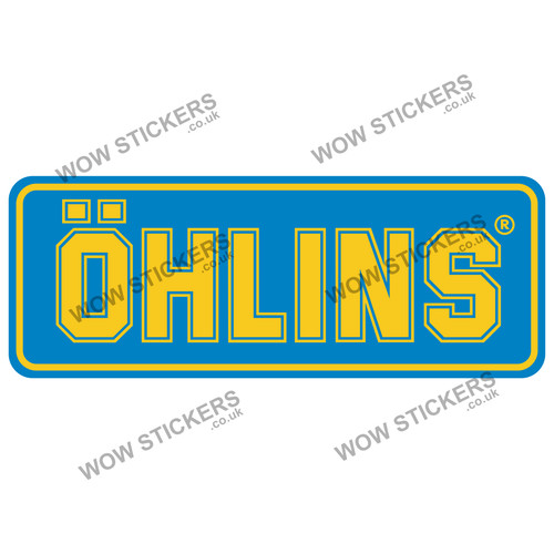 Ohlins motorbike stickers - ohlins,