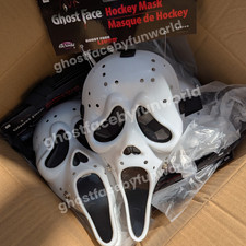 Ghost Face Hockey Mask - White