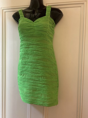 Neon green summer bodycon - neon,