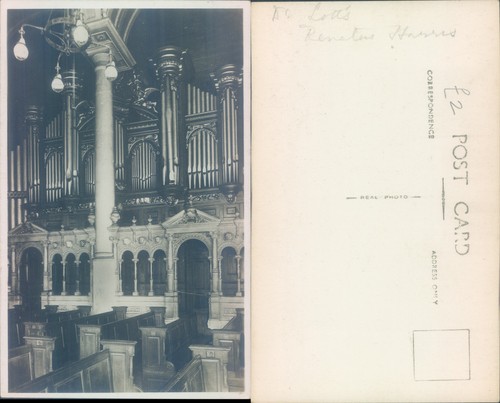 Church interior with - , organ