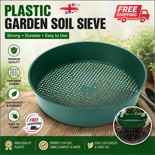 Plastic soil sieve filter - soil,