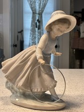 NAO by Lladro -Girl with Hoop