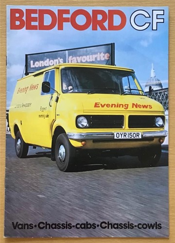 Bedford vans chassis - bedford, cf