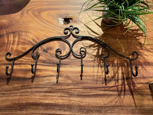 Wrought iron metal wall mount - wrought,