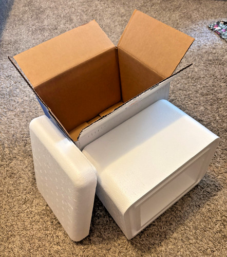 Insulated styrofoam cooler - insulated,