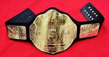 BIG GOLD World Heavyweight Championship Replica Tittle Belt Adult 2MM Brass
