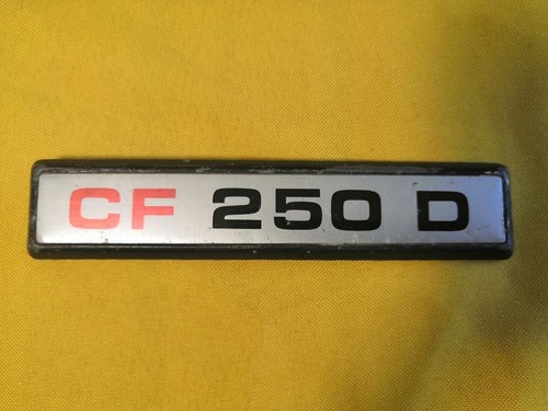 Vintage emblem car metal - emblem, cf