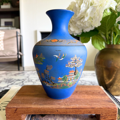 Antique john tams - ware, cobalt