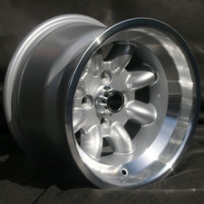 Maxilite Minilite 13x9" 4x108 PCD ET-12 Silver/D-Cut Alloy Wheel