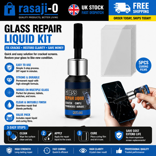 Glass repair liquid - repair,