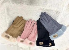 UGG AUSTRALIA Touch Screen Gloves,Fleece Lined Thermal Winter Warm Womens Gloves