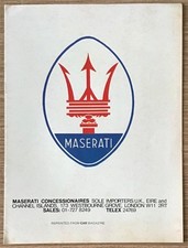 MASERATI KHAMSIN & MERAK Car