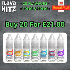 10ml E Liquid Nic Salts  Flava