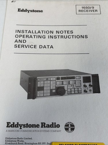 Eddystone 1650 radio - eddystone,