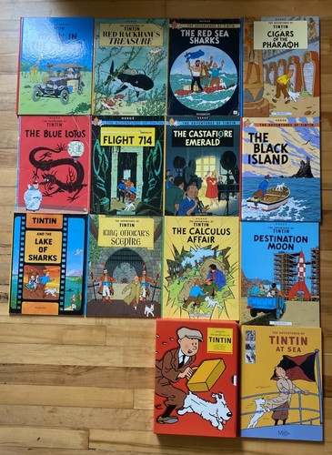 Tintin books herge mix - x,
