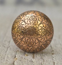 Moroccan copper drawer knob - drawer,