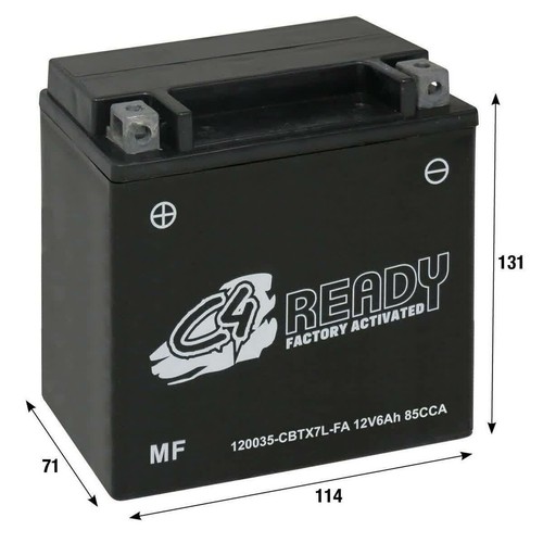 Gel precharged battery - precharged,