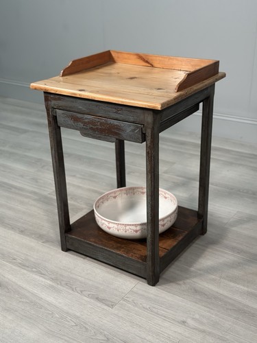 Victorian pine wash stand - wash,
