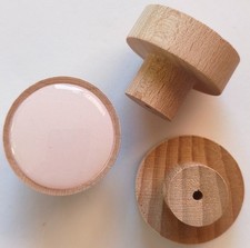 Beech wood cabinet knobs - beech,