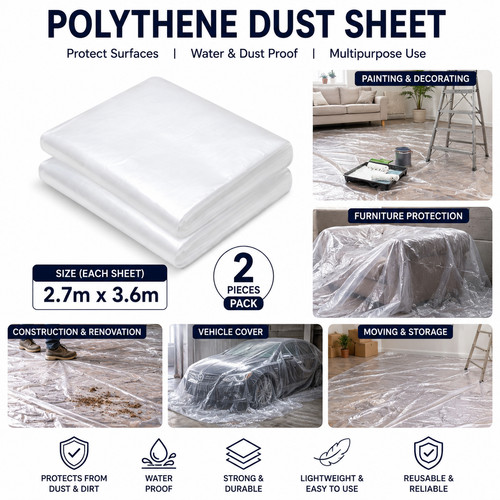 Large dust sheets 7x3 6m - 2x,