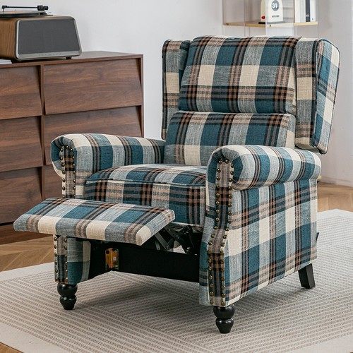 Tartan fabric high - high, back