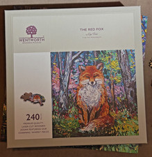 Wentworth Wooden Jigsaw Puzzle / 240 Pieces / The Red Fox by Aja Trier