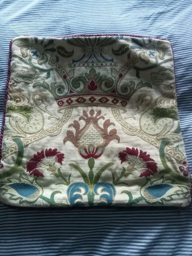 Four tapestry style cushion - tapestry,