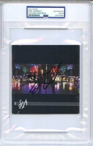 Kirk hammett signed - hammett,