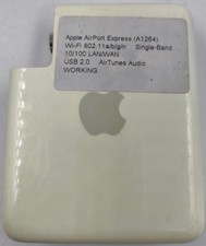 Apple AirPort Express A1264 Wi-Fi Router - Working, Missing Plug