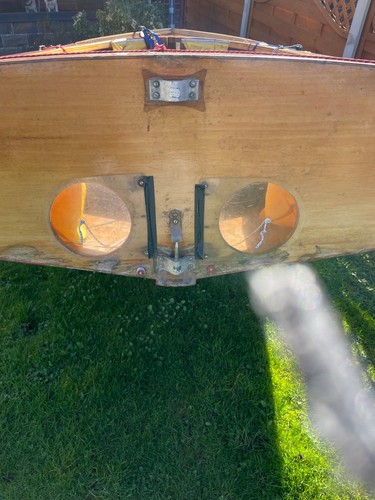 Used sailing dinghy transom - sailing,