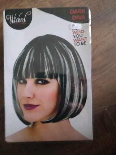 Black silver diva bob - diva,