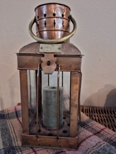 COPPER AND BRASS SHIPS LANTERN