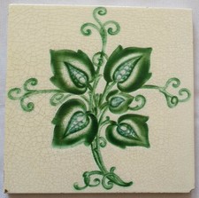 Art Nouveau Moulded Majolica