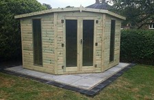 10X10 CORNER HOUSE SUMMERHOUSE