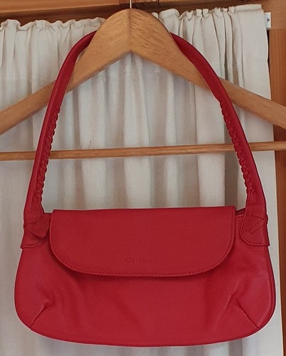 Oriano red leather small - oriano,