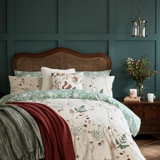 Laura Ashley Off White Winter Floral Duvet Set