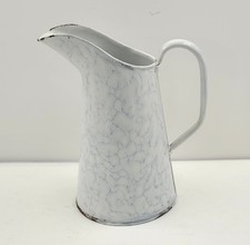 Vintage French WHITE ENAMEL