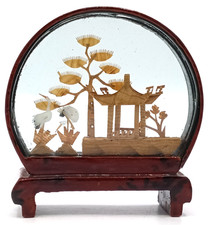 Vintage Chinese Cork Carving