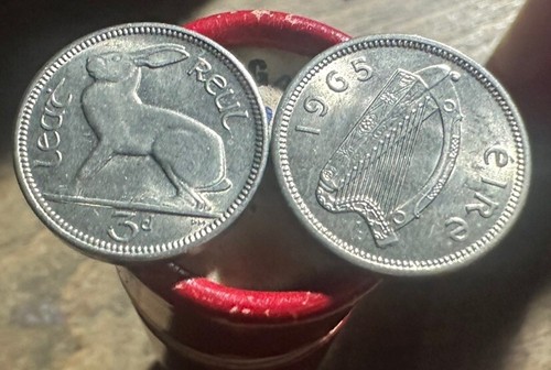 1965 irish threepence - 1965,