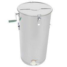 Stainless Steel 2 Frame Manual Crank Bee Honey Extractor Machine Beekeeping NEW